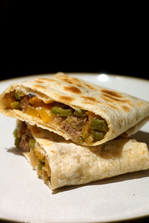 牛肉彩椒卷饼的做法