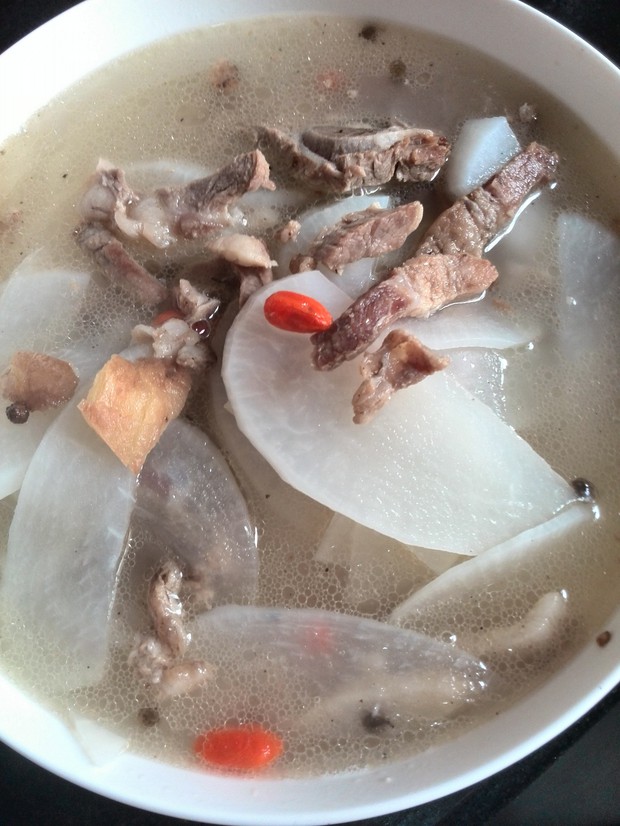 暖暖的滋补羊汤的做法