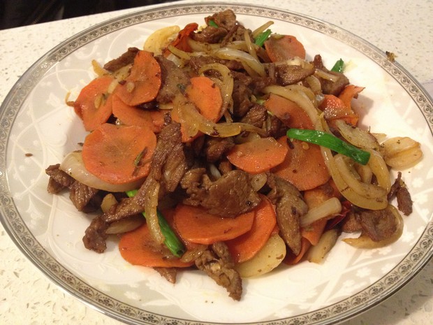 小炒羊肉片的做法