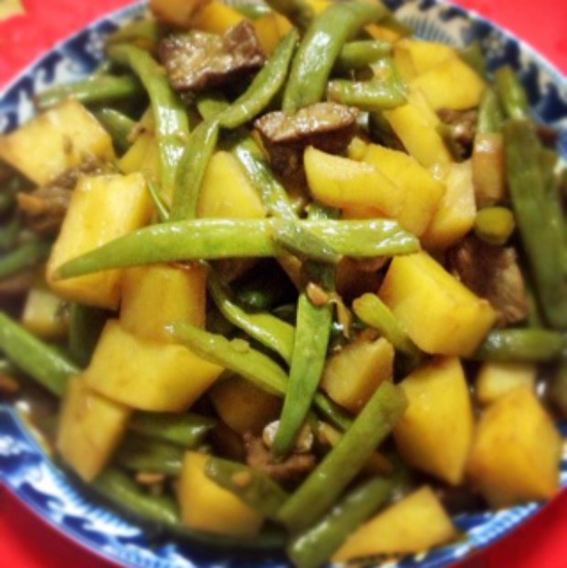 牛肉豆角炖土豆的做法