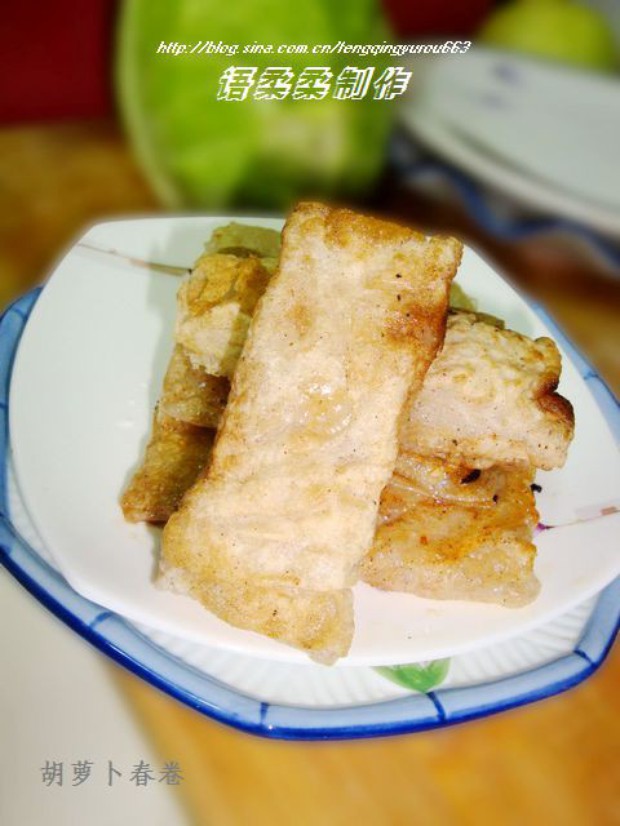 锅塌春卷的做法