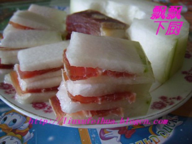冬瓜火腿夹的做法