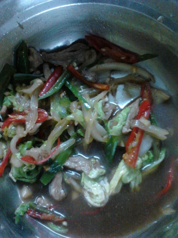 白菜丝炒肉丝的做法