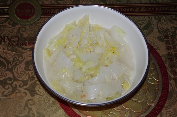 虾米白菜的做法