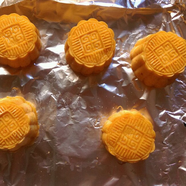 快手南瓜饼(烤箱版)的做法