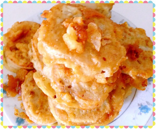 香炸夹肉藕饼的做法