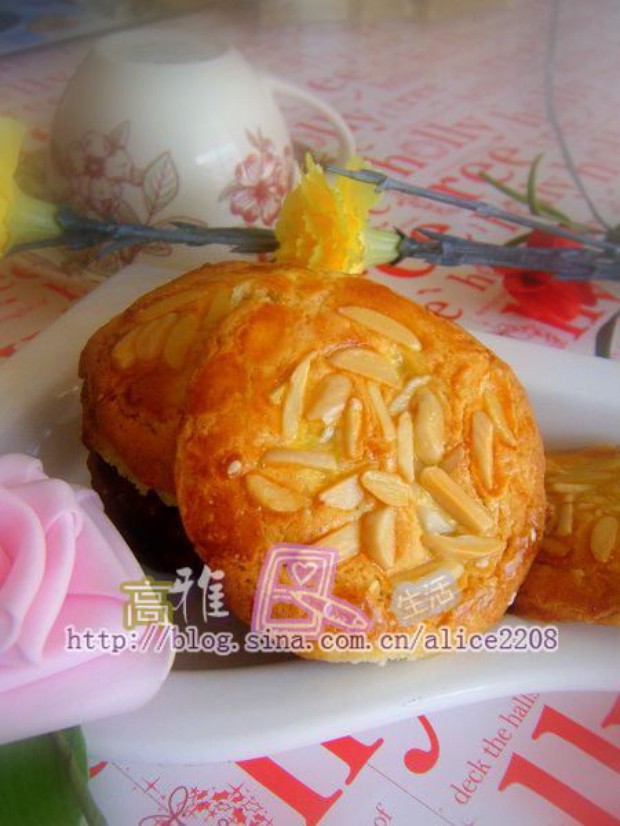 杏仁芝麻酥饼的做法