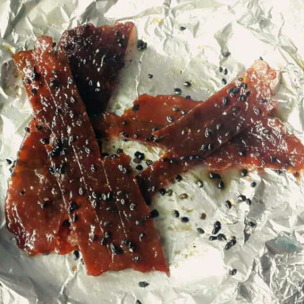 微波炉蜜汁猪肉脯的做法