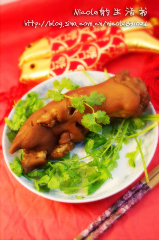 招财猪手的做法