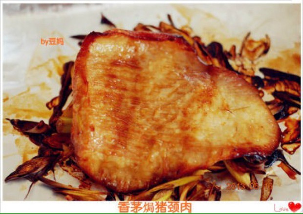 香茅烤猪颈肉的做法
