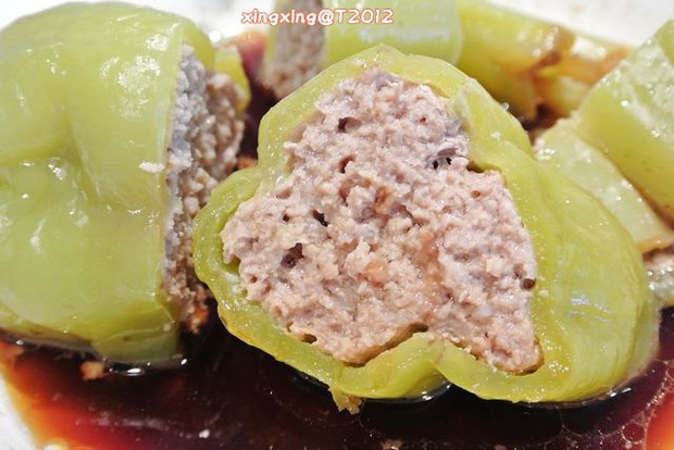 糖醋青椒塞肉的做法