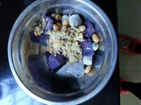 紫薯香芋糙米豆浆糊的做法 步骤1