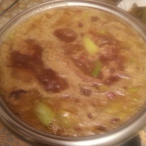 干风羊肉锅的做法