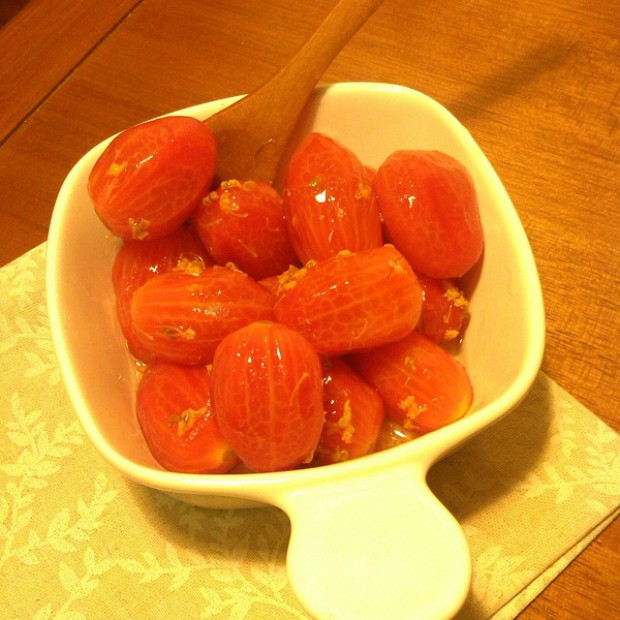 糖桂花浸小番茄的做法