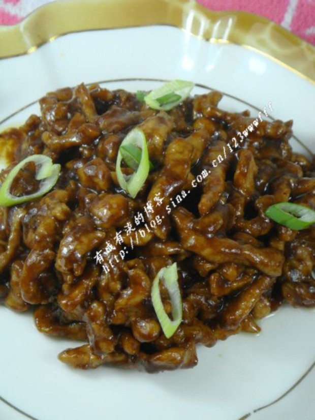 京酱肉丝的做法