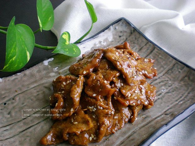 孜然牛肉的做法