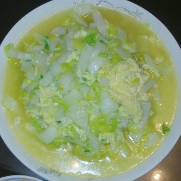 小白菜炒鸡蛋的做法