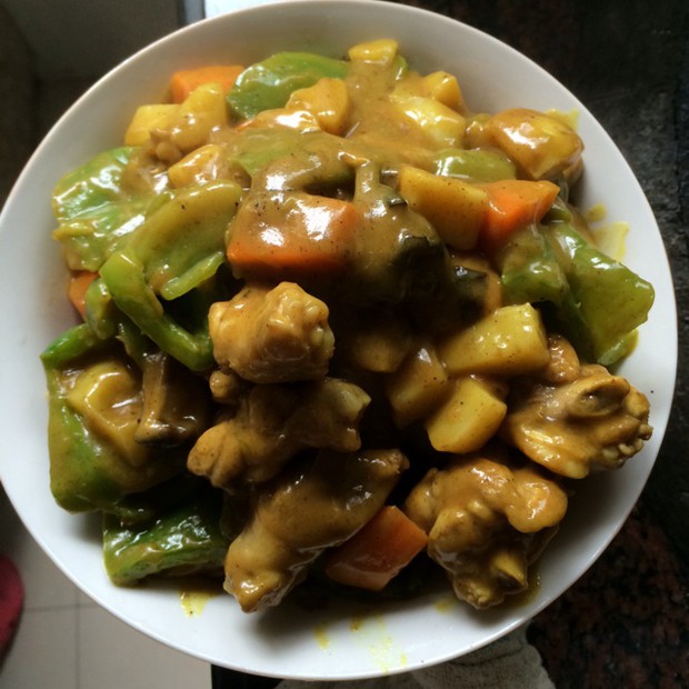 咖喱土豆鸡腿块的做法