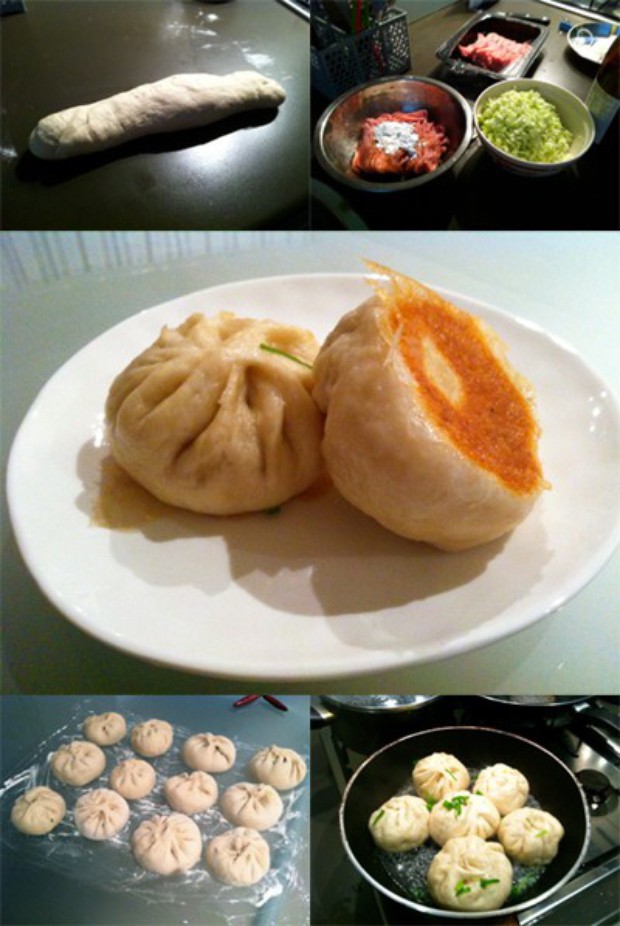 生煎鸡肉包的做法