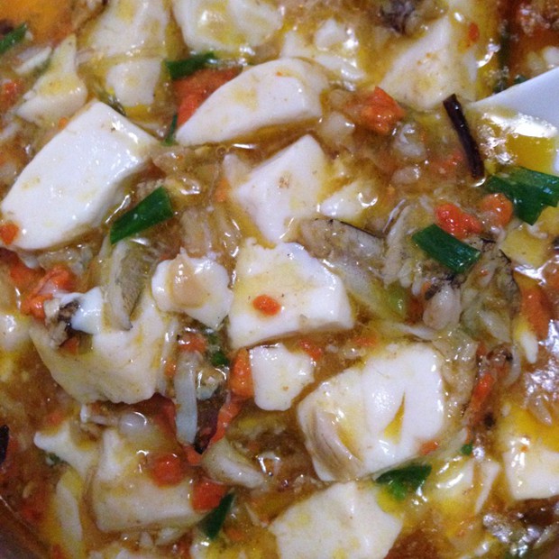 蟹粉豆腐的做法