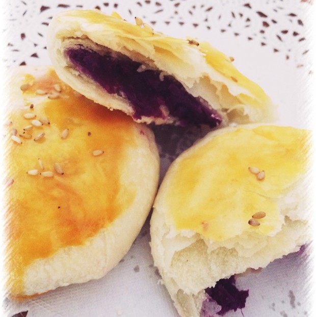 紫薯酥饼的做法