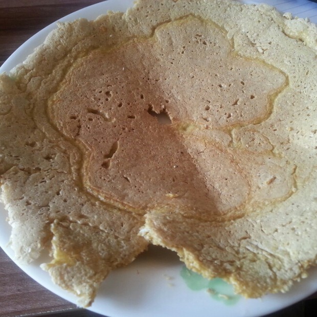 杜坎减肥餐之燕麦麸鸡蛋饼的做法