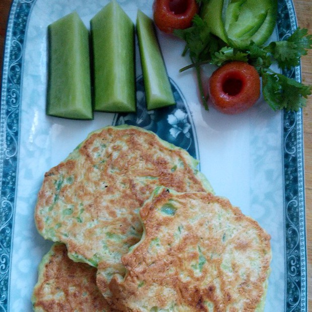 青萝卜鸡蛋饼的做法
