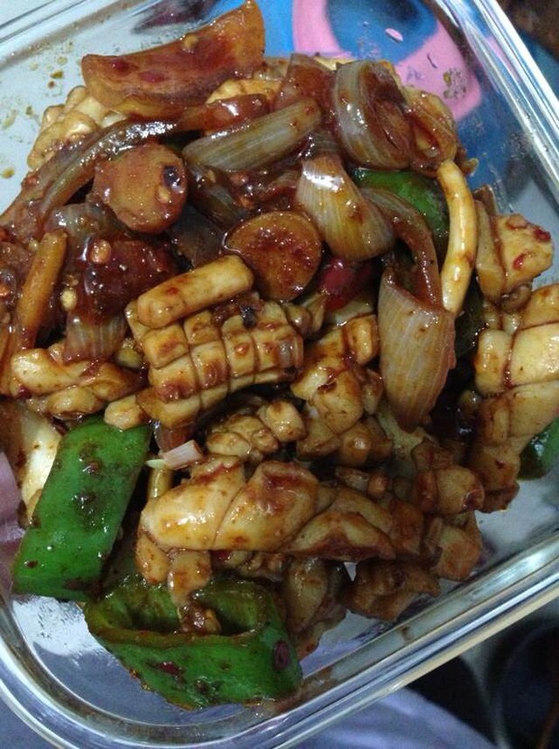酱爆孜然鱿鱼的做法