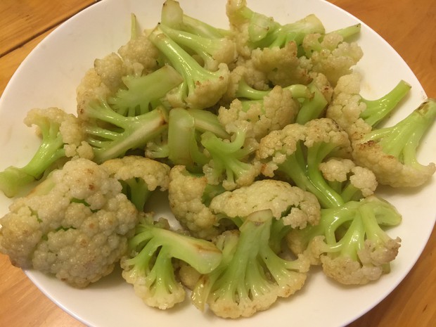老丁的私房菜-炒花菜的做法