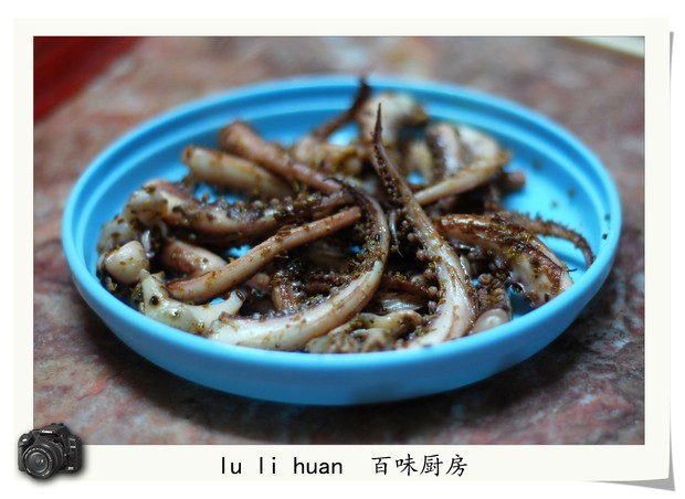 香煎鱿鱼须的做法