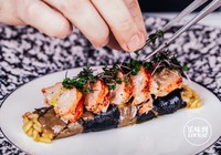 野生蓝龙虾奶油蟹味菇烩饭的做法步骤7