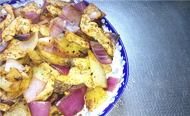 孜然洋葱鸡肉【土豆控】的做法