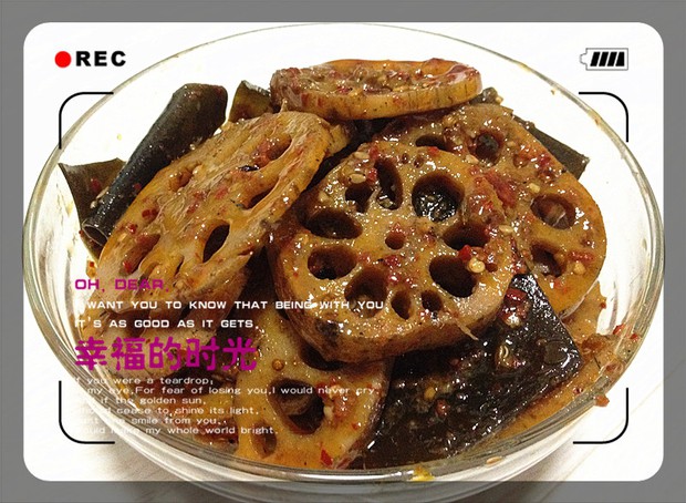 香辣藕片海带片的做法