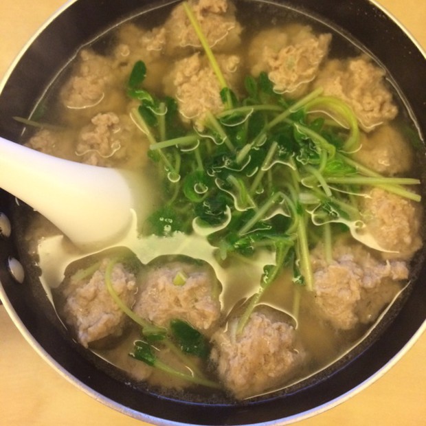 肉丸汤(冬天就是要吃肉)的做法