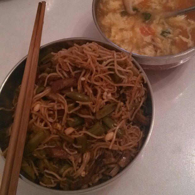 羊肉豆角焖面的做法