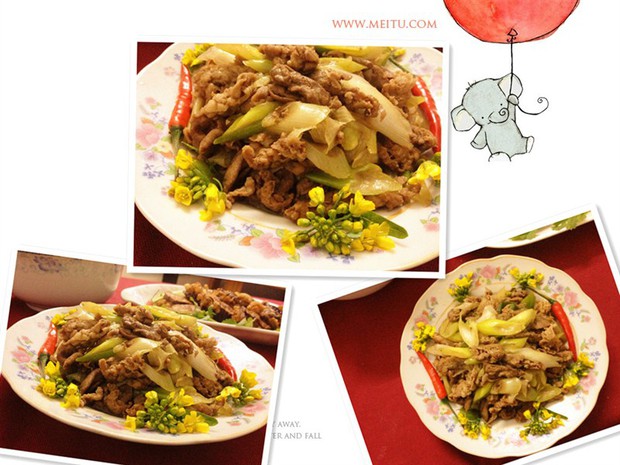 葱爆羊肉的做法