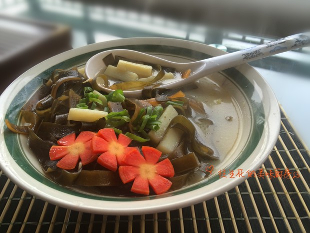 土豆炖海带的做法
