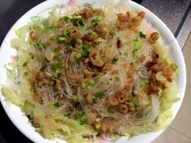 虾米粉丝娃娃菜的做法