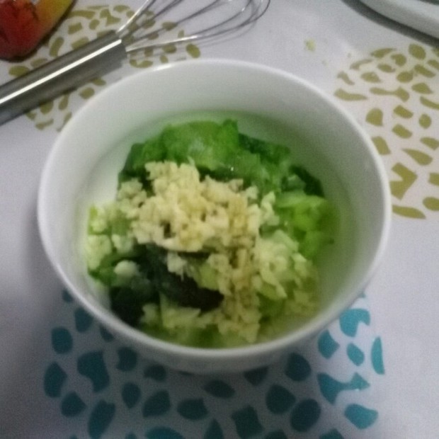 凉拌小白菜(超级快手菜)的做法