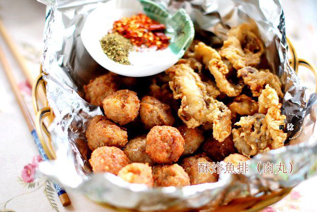 过年不能少的【酥炸鱼排(肉丸)】的做法