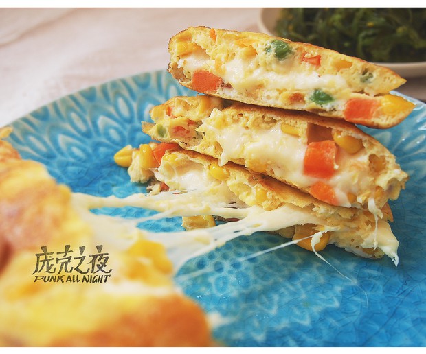 马苏里拉煎蛋的做法