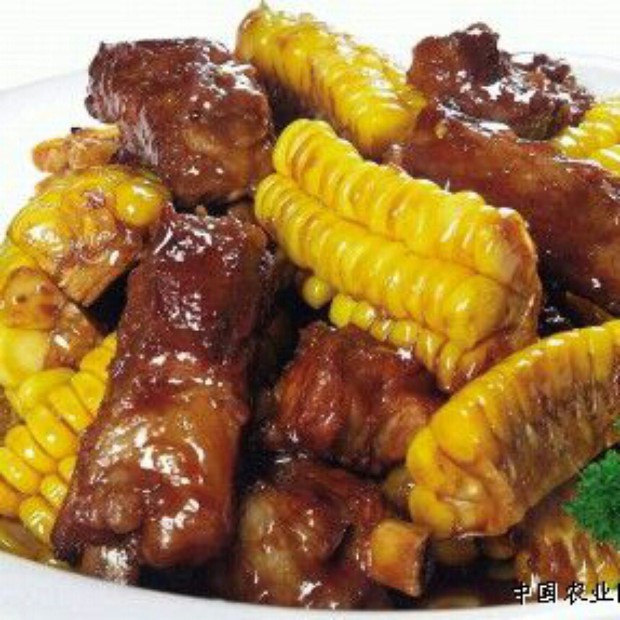 红烧排骨(玉米)的做法