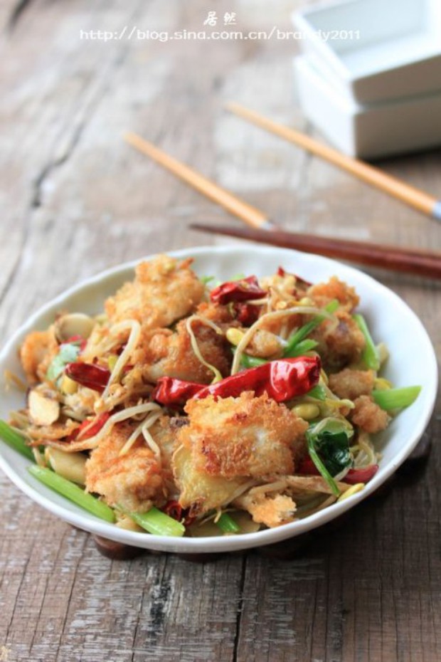 干锅豆腐鱼的做法