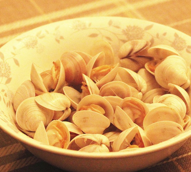 干锅白贝的做法