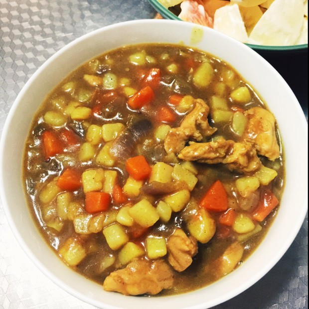 咖喱鸡肉饭的做法