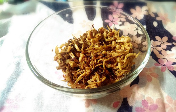 干煸孜然蘑菇丝的做法