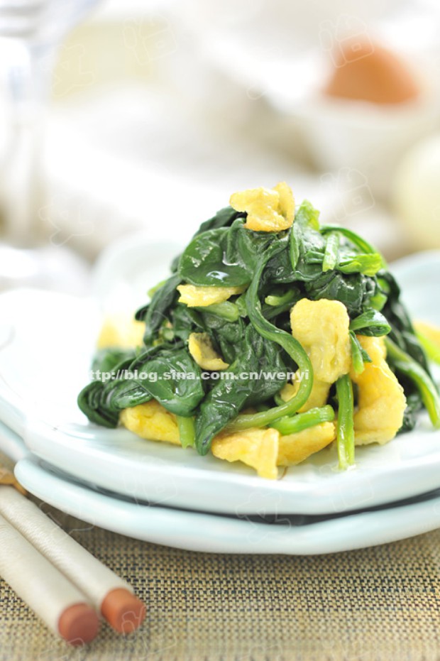 鸡蛋炒菠菜——文怡家常菜的做法
