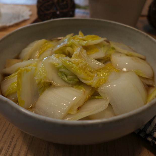 醋溜娃娃菜的做法