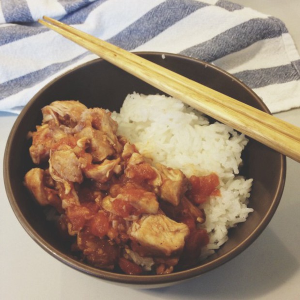 紅酒番茄雞肉飯的做法