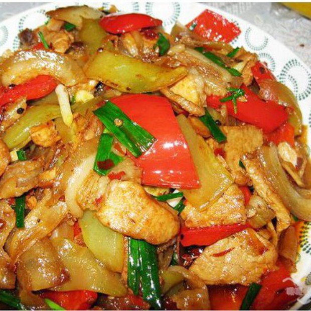 酸萝卜回锅肉的做法